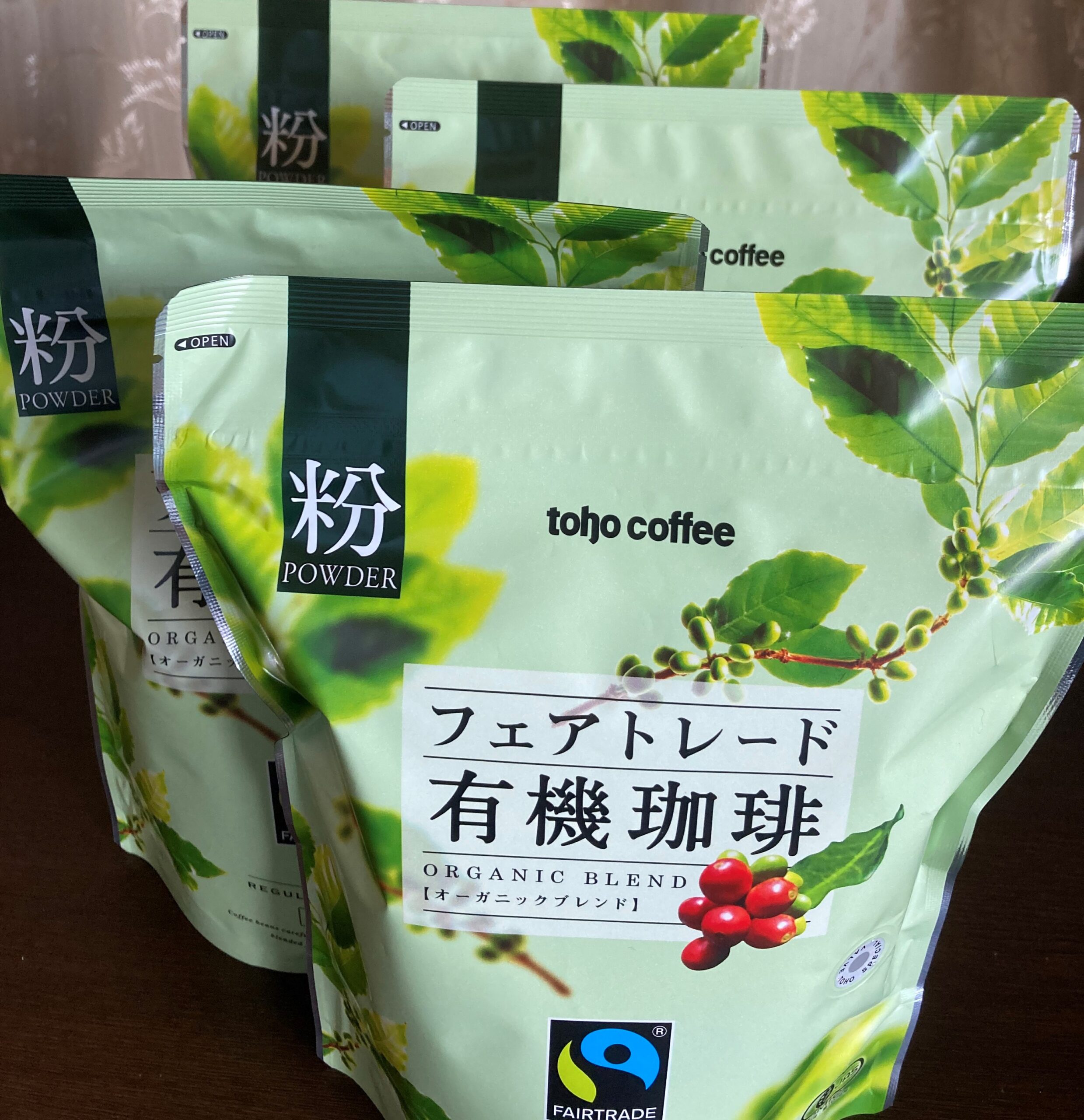 Coffee: コーヒーも有機珈琲ね♪